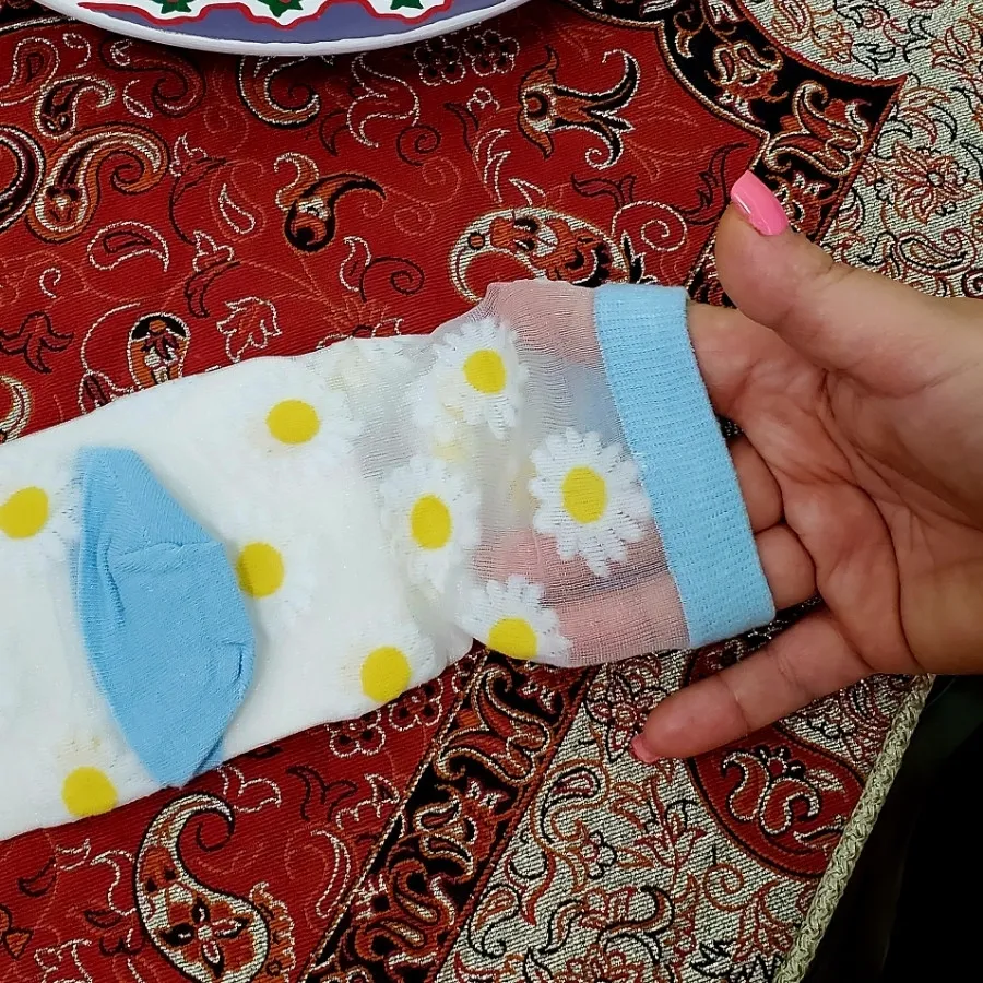 جوراب زنونه بابونه