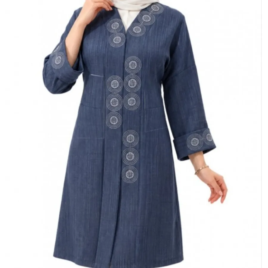 مانتو زیپی گدوزی زیباداره