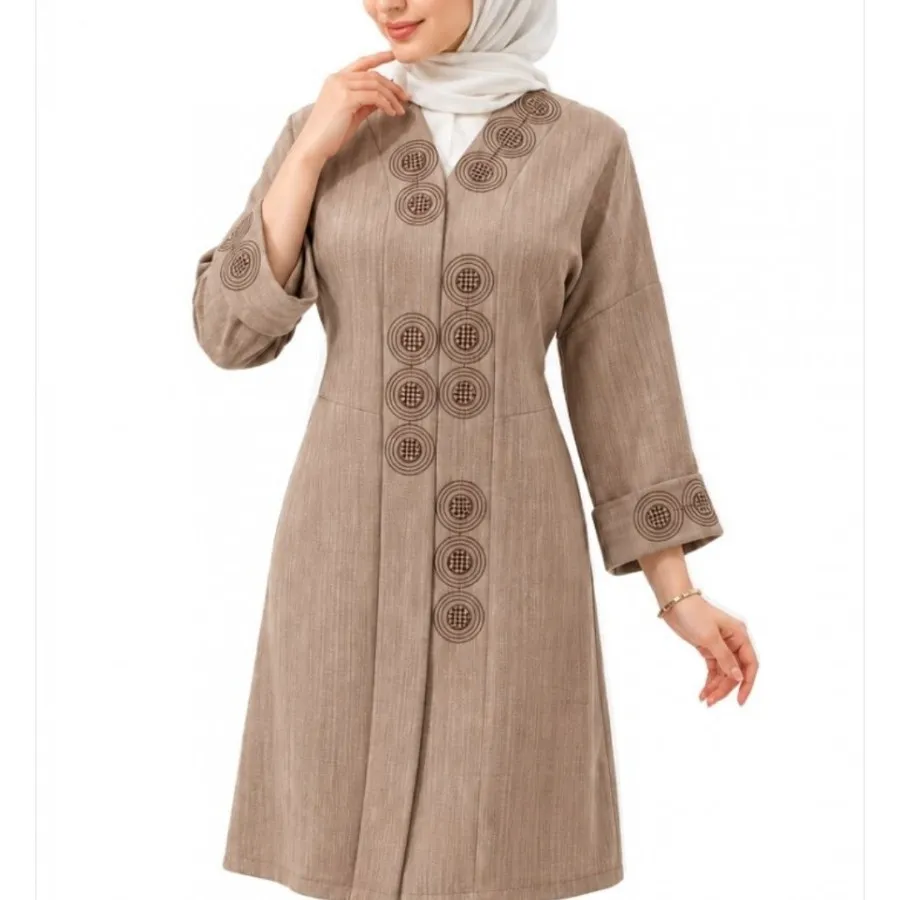 مانتو زیپی گدوزی زیباداره