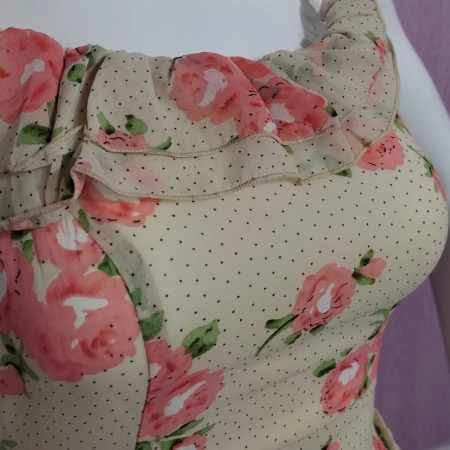پیراهن حریرکره ای آستردار