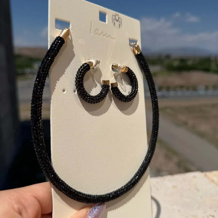 ست گردنبند و گوشواره