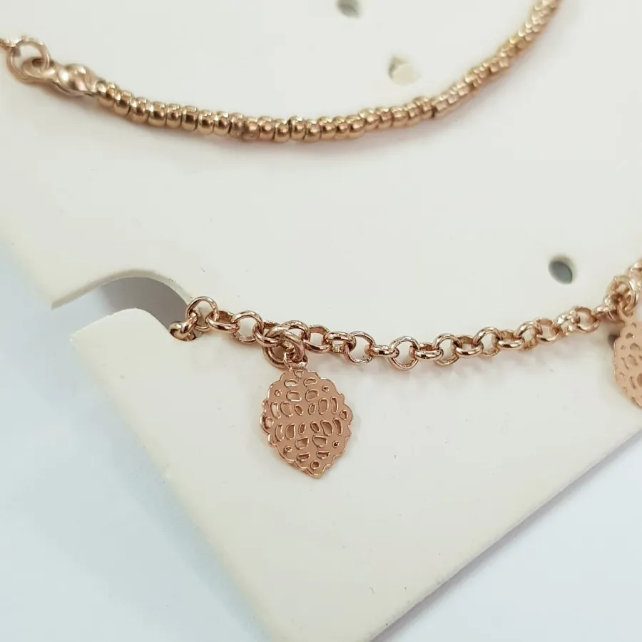 پک دستبند رزگلد Tosh