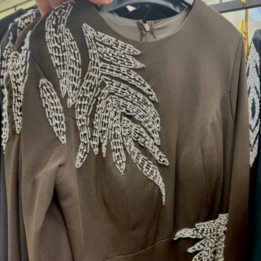 پیراهن ماکسی سنگدوزی