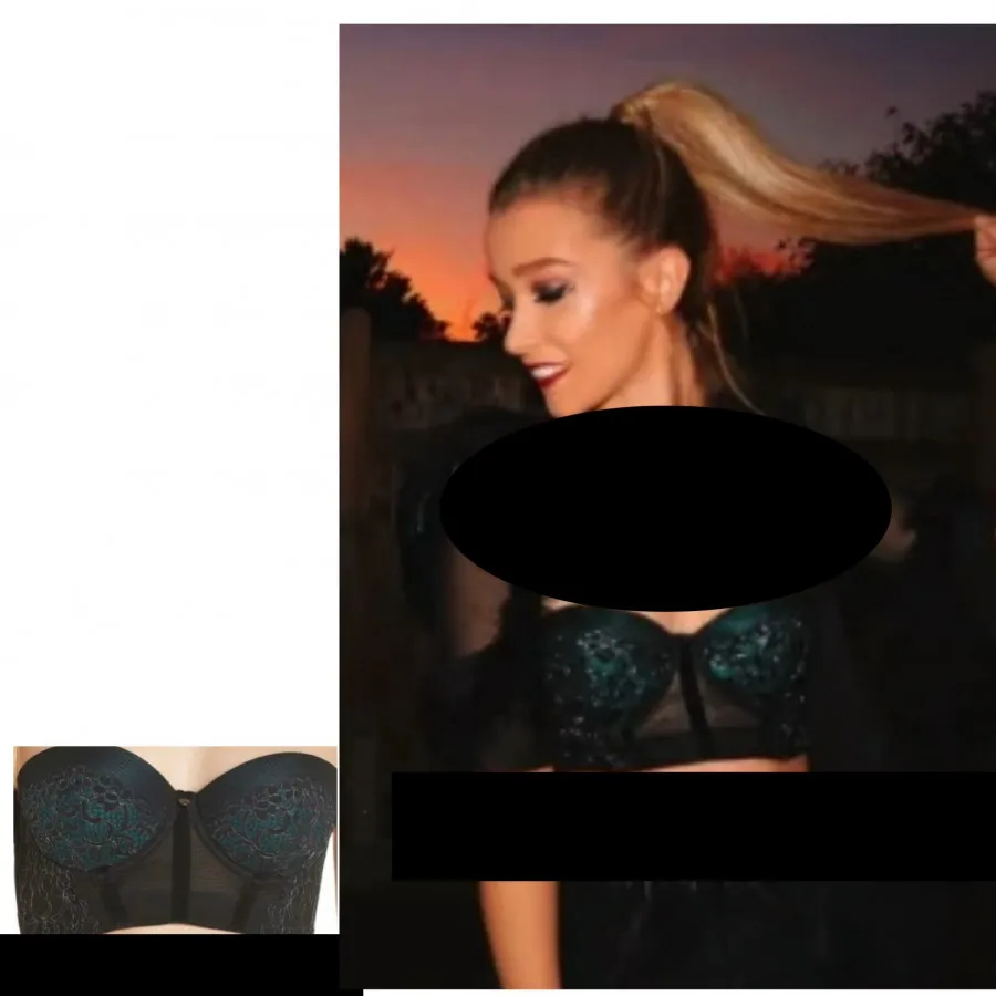 Velvet Lace Strapless