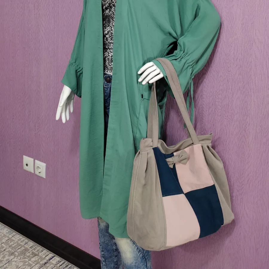 کیف مخمل بزرگ
