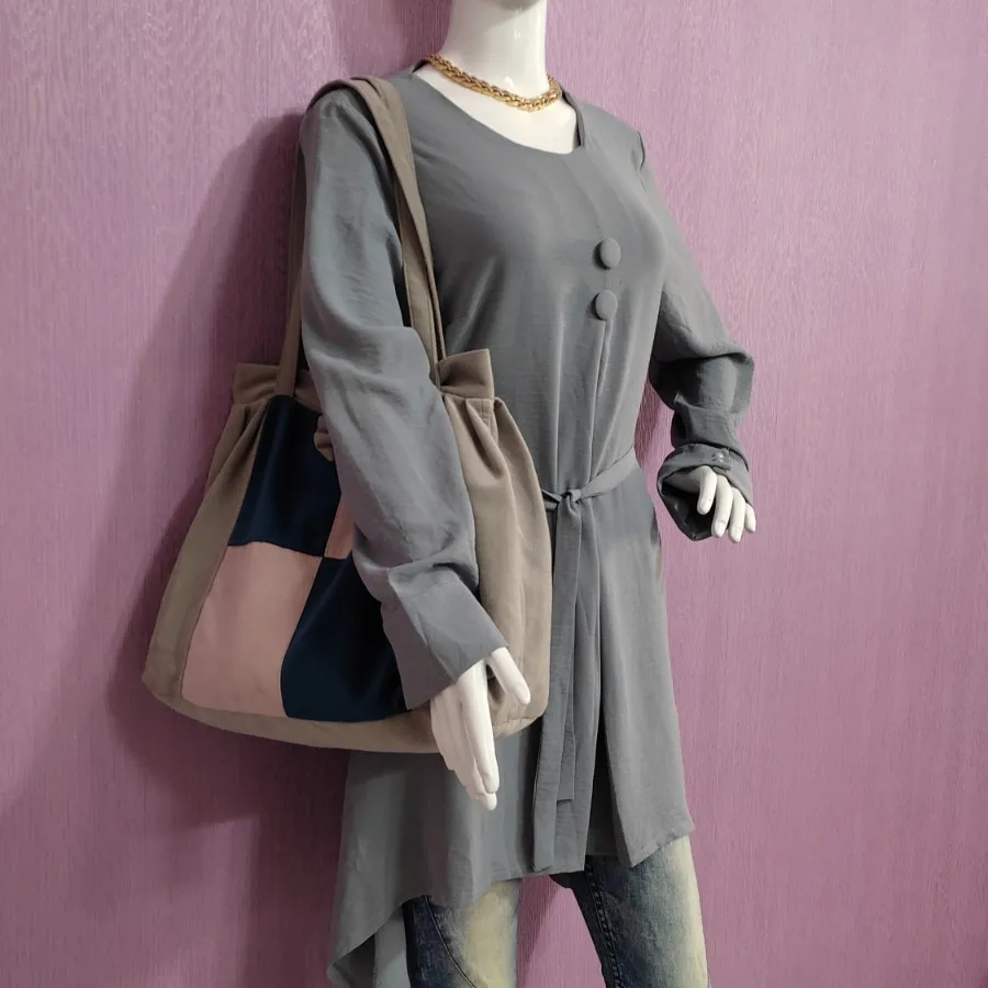 کیف مخمل بزرگ