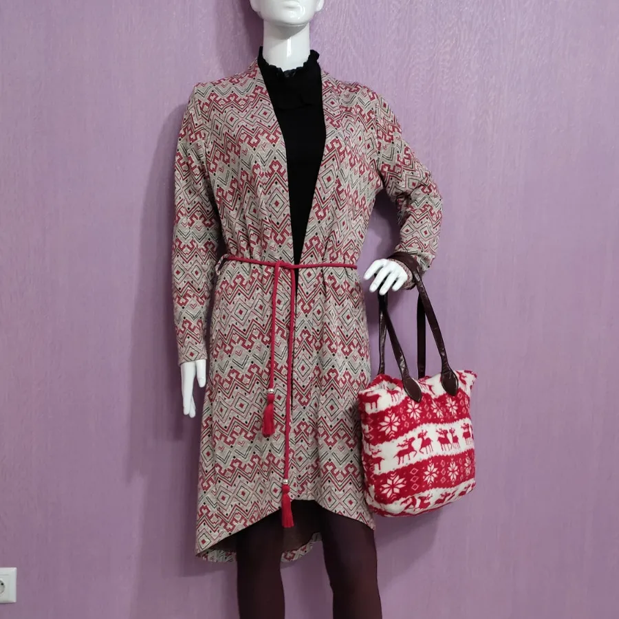 کیف مخمل کریسمسی