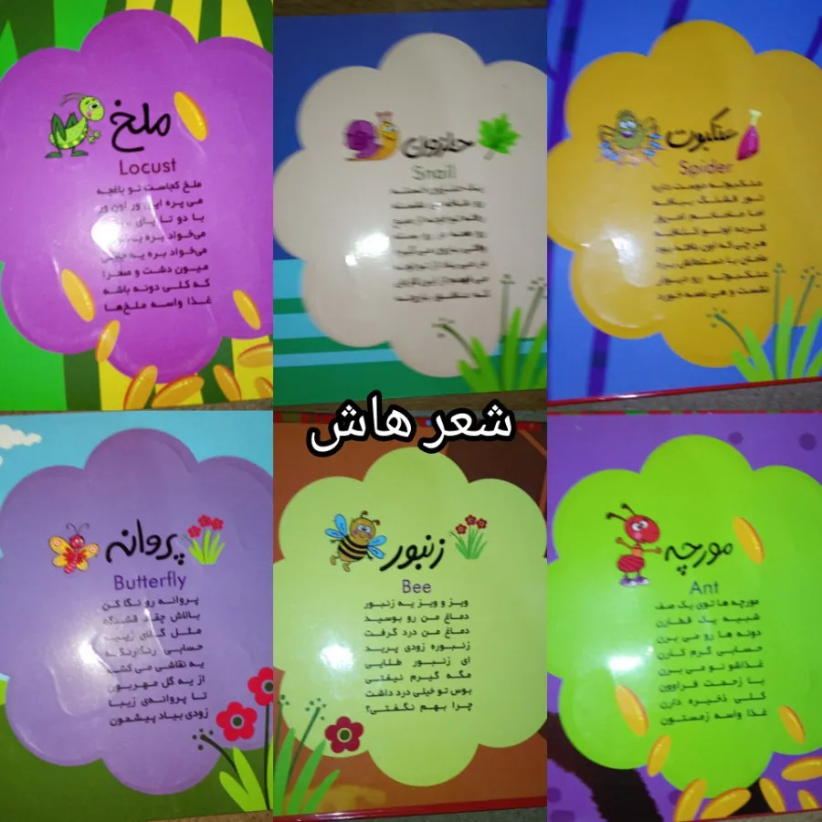 کتاب شعر و پازل کودکانه