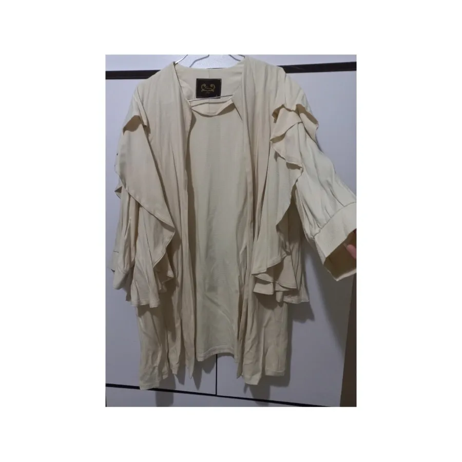 مانتو کرم تابستونی پروانه
