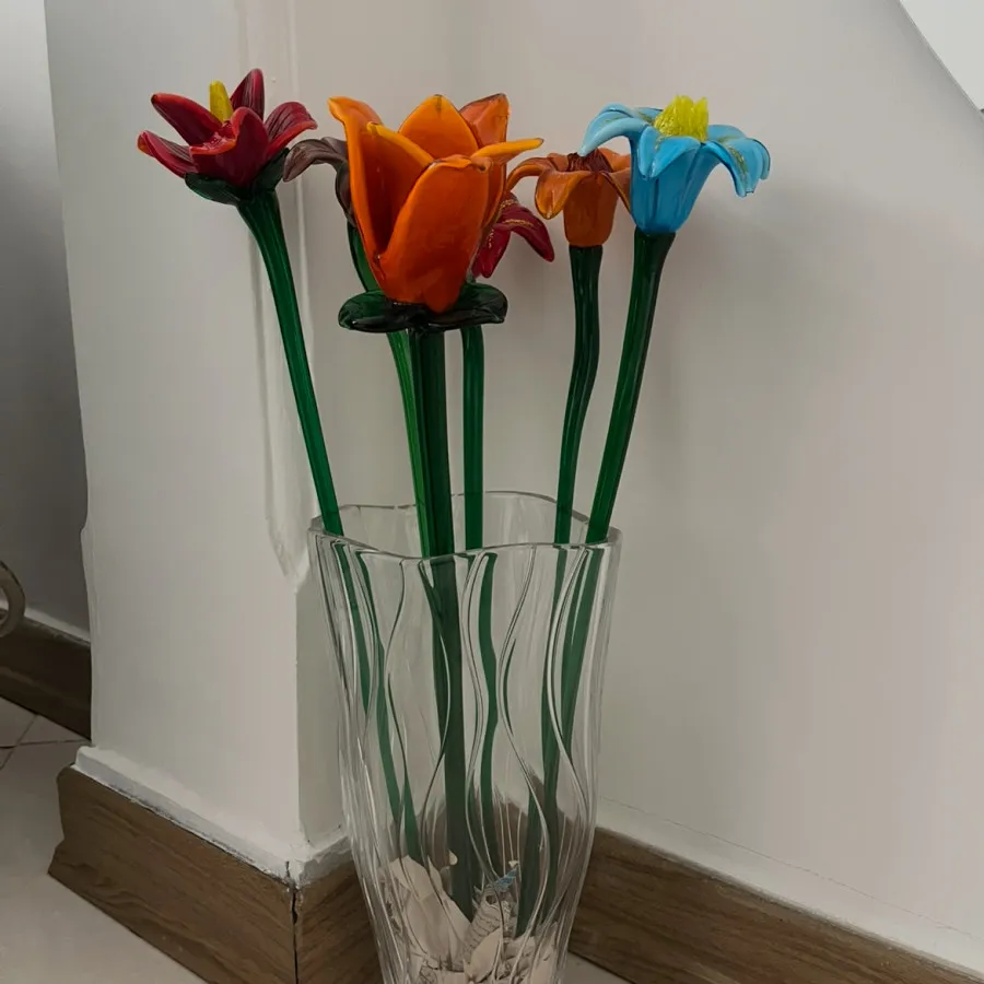 گل های شیشه ای