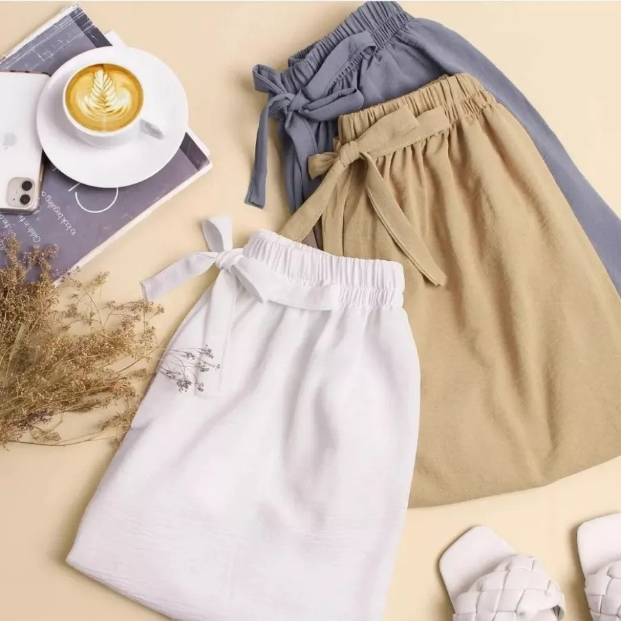 شلوار پارچه ای نیم بگ