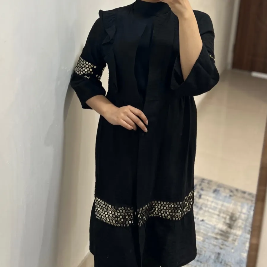 مانتو بلند مشکی