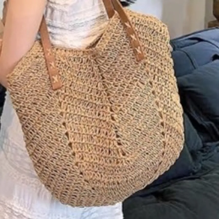 کیف تابستانی حصیری