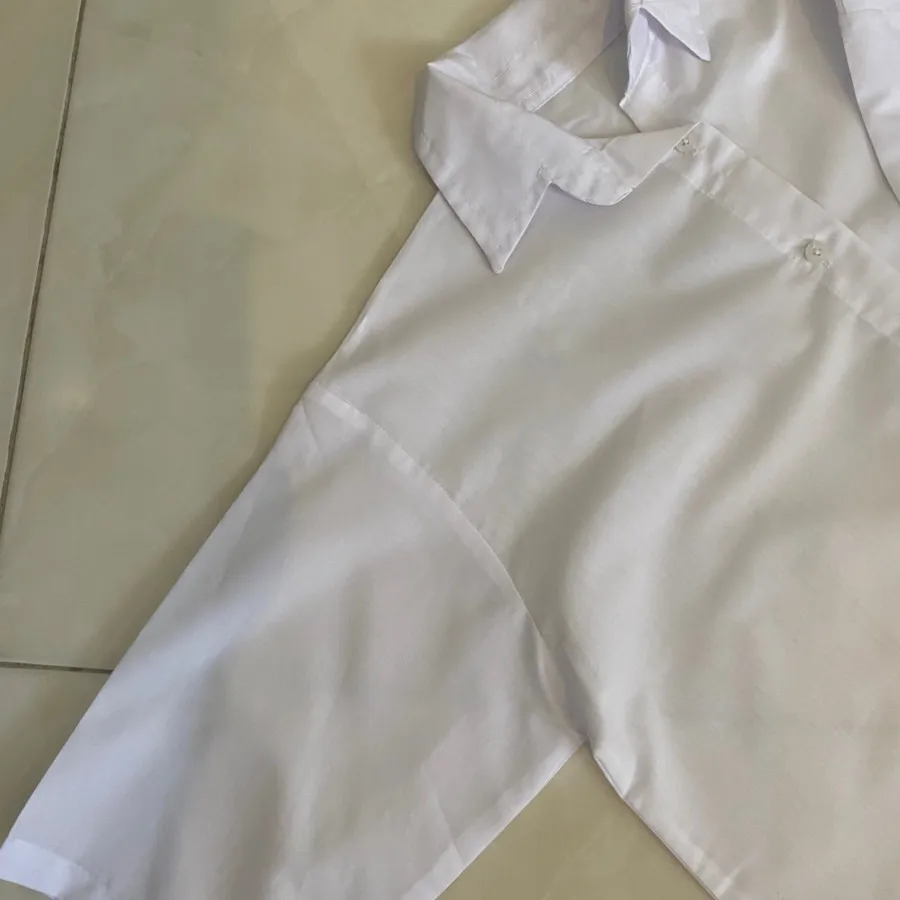 شومیز سفید باکسی