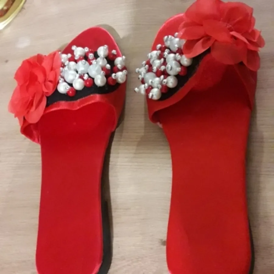 صندل روفرشی پارچه ای