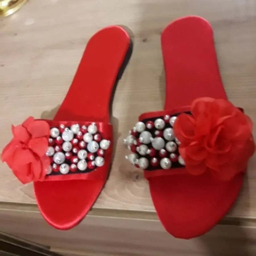 صندل روفرشی پارچه ای