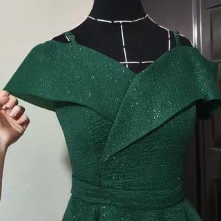 مجلسی ماکسی سبز زمردی