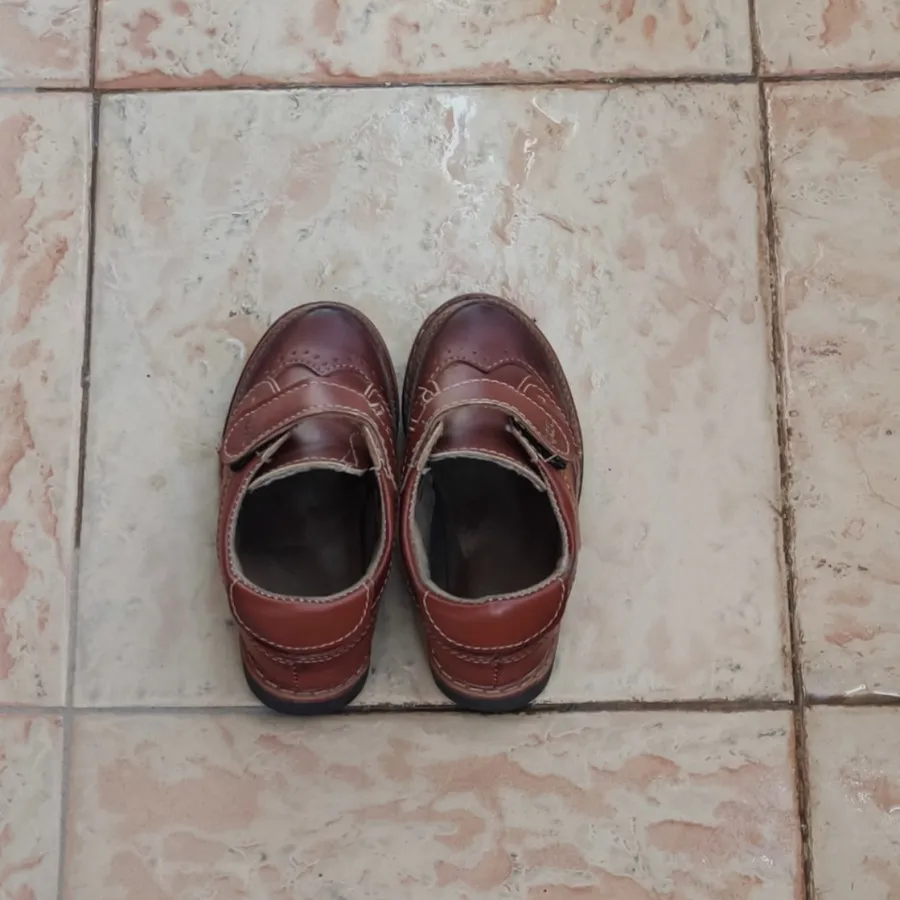 کفش مجلسی پسرانه قهوه ای
