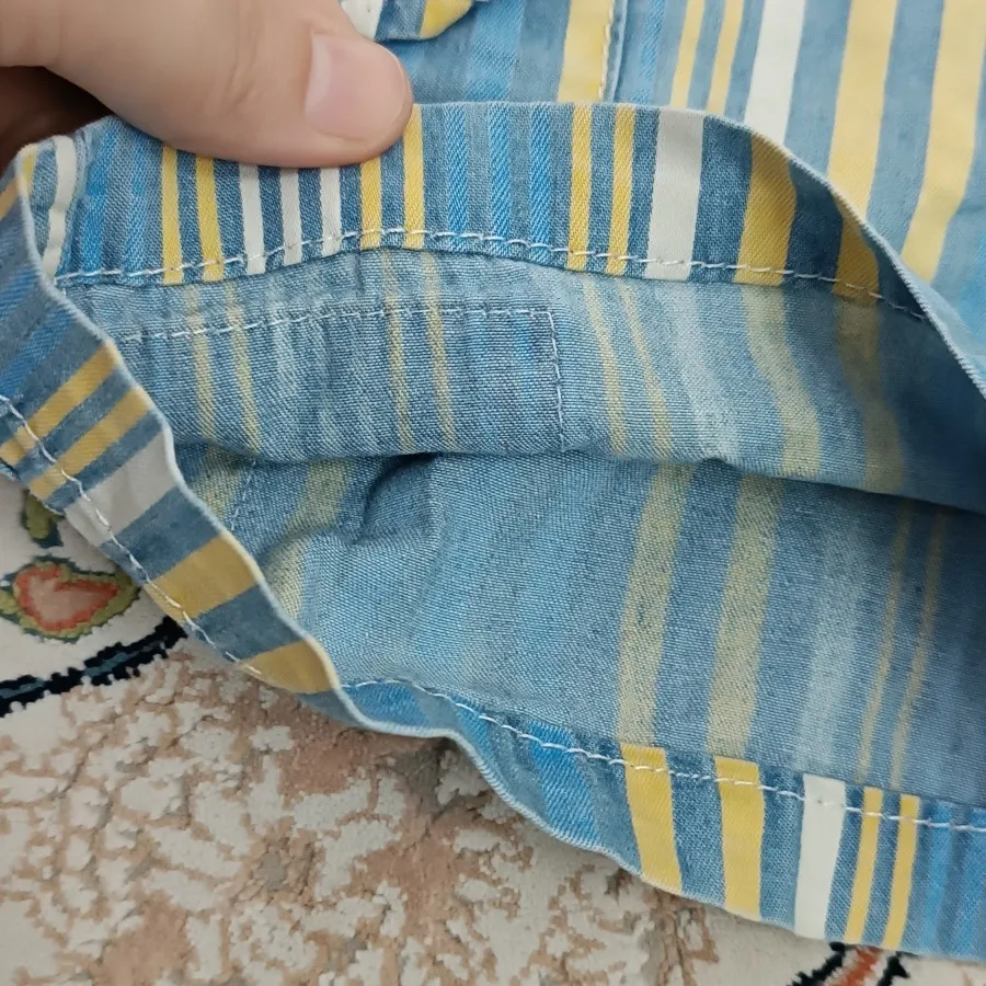 شلوارک جین کاغذی نخی طور