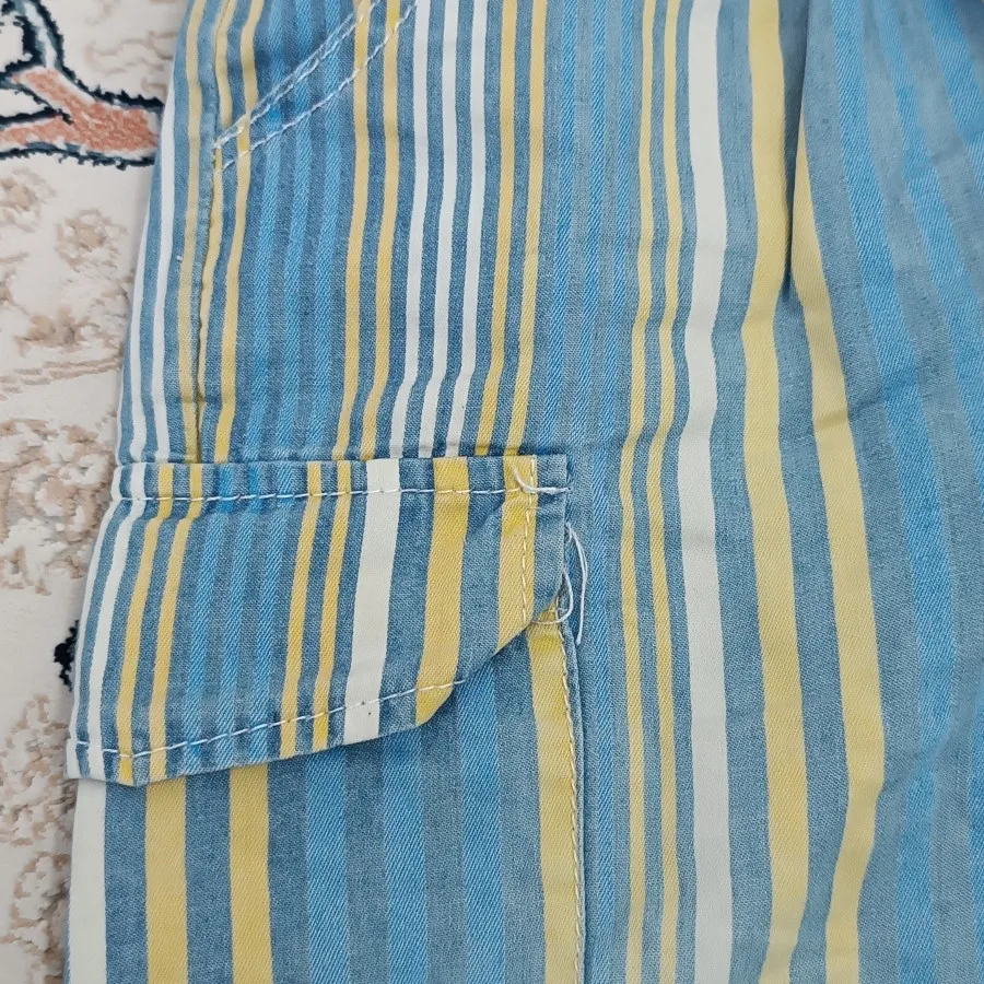 شلوارک جین کاغذی نخی طور