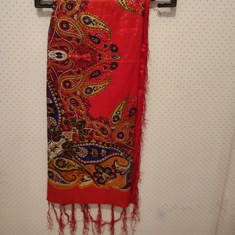 روسری ساتن ابریشم مجلسی