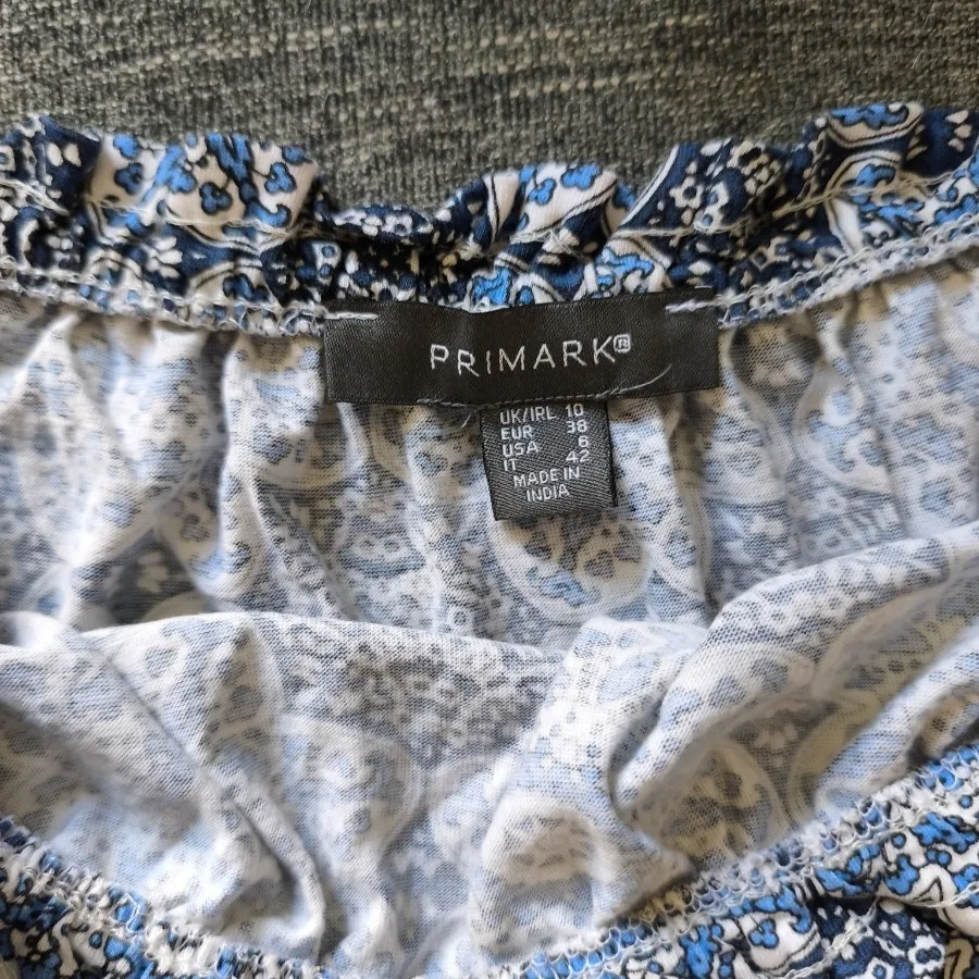 کراپ یقه قایقی primark