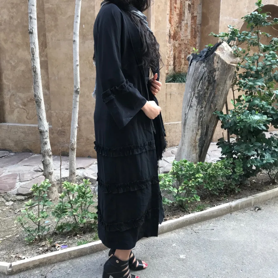 مانتو مشکی بلند