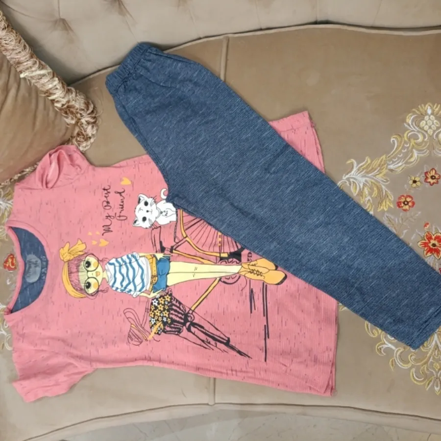 تیشرت شلوار دخترانه