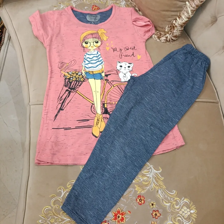 تیشرت شلوار دخترانه