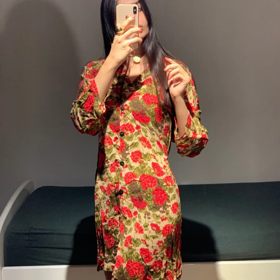 مانتو پیراهنی نخی