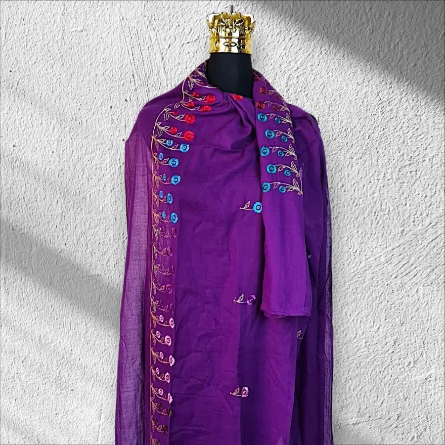 شال وارداتی گلدوزی شده