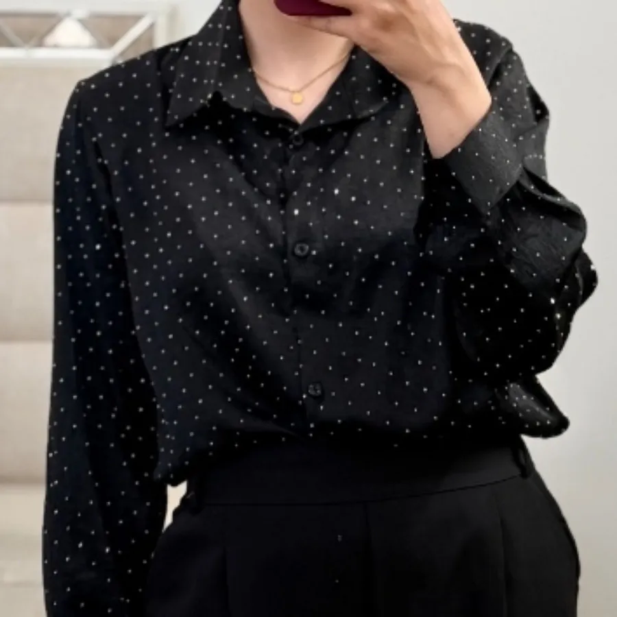 شومیز نگین دار
