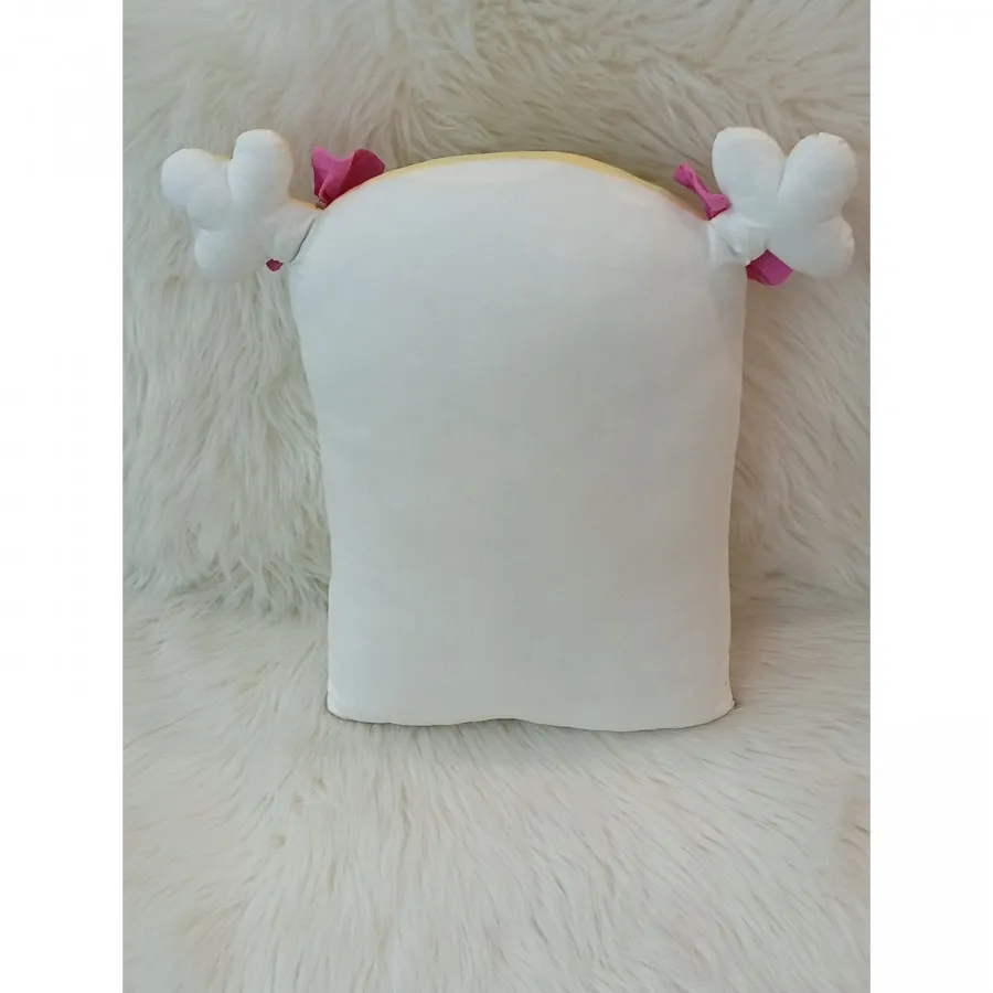 کوسن تکه دوزی طرح دختر