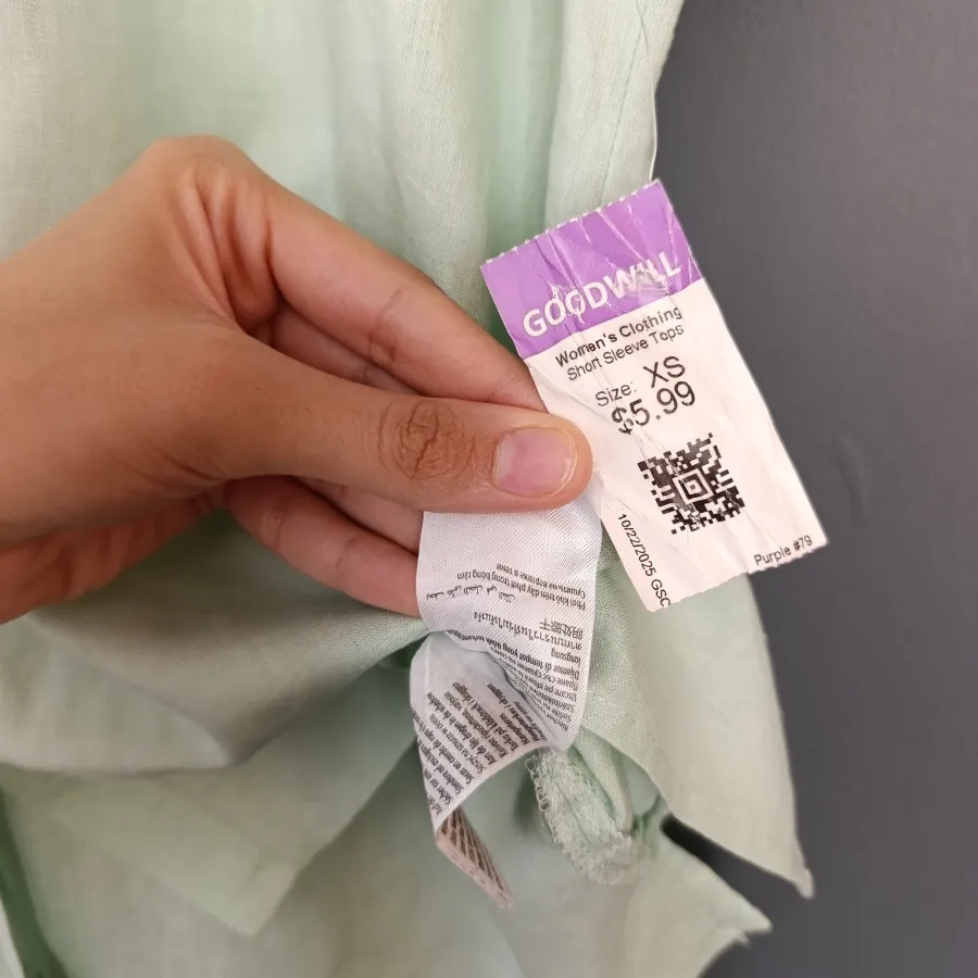 شومیز لینن سبز Cotton On