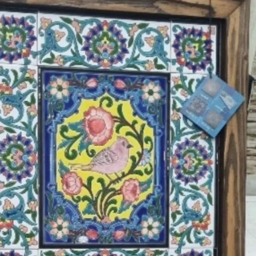 تابلو بزرگ کاشی میناکاری
