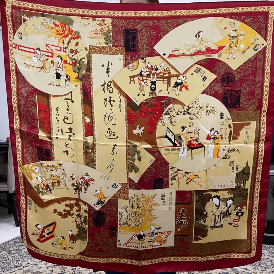 روسری ساتن