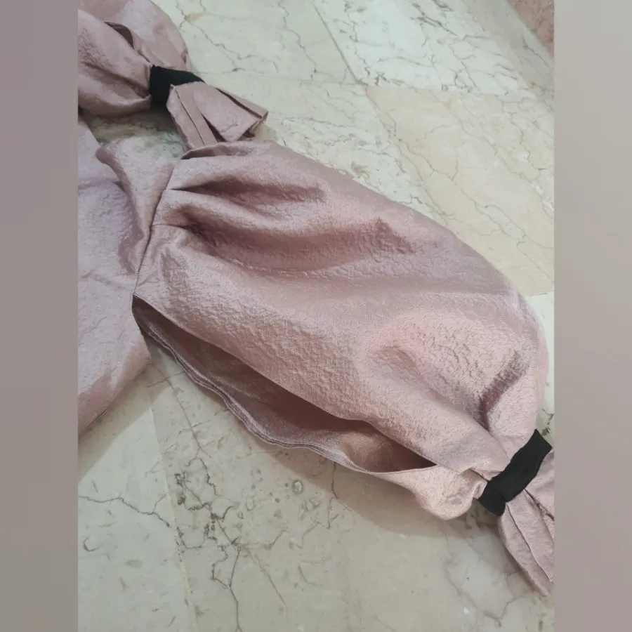 لباس مجلسی ژاکارد صورتی