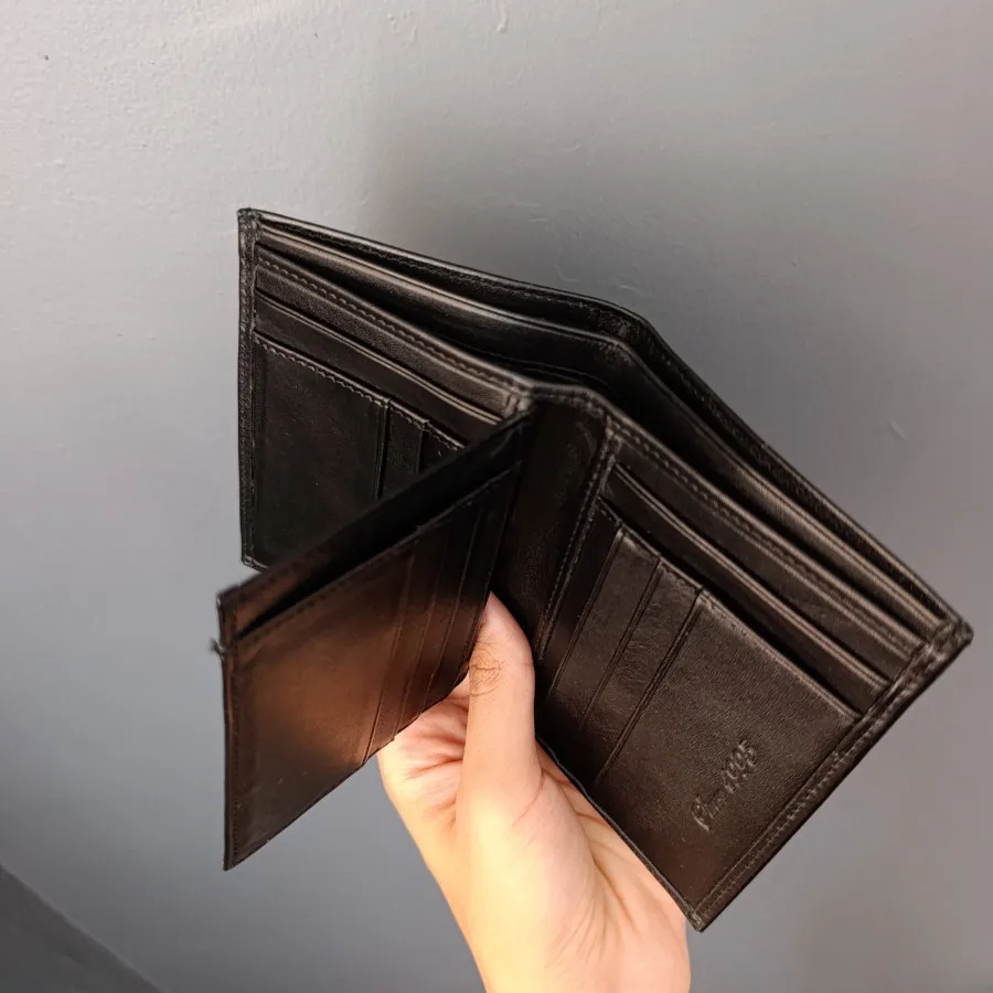 کیف پول مشکی مارال چرم