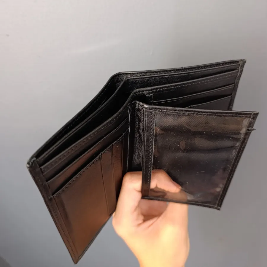 کیف پول مشکی مارال چرم