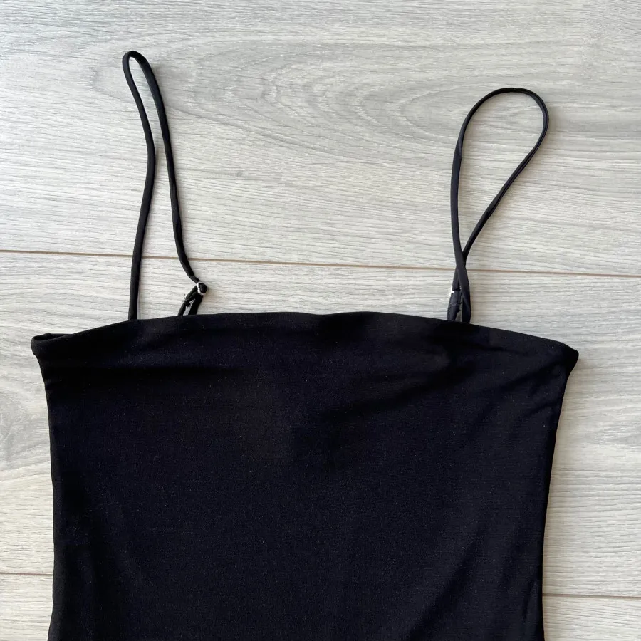بادی تاپ بندی مشکی H&M