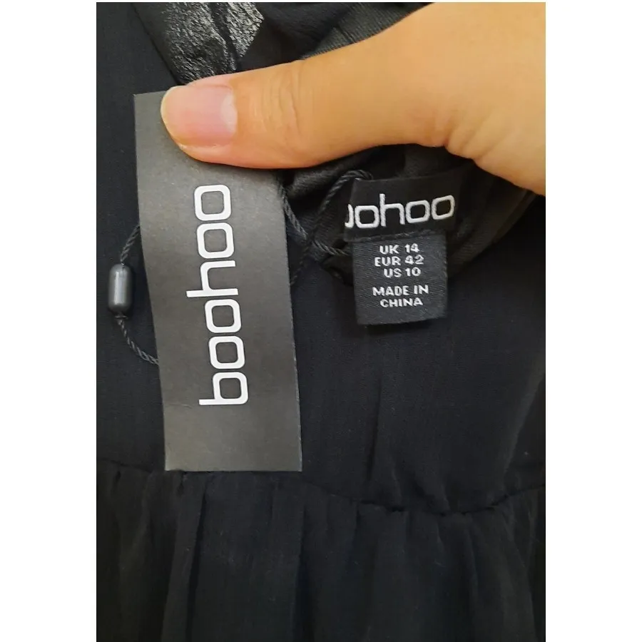 پیراهن حریر برند boohoo