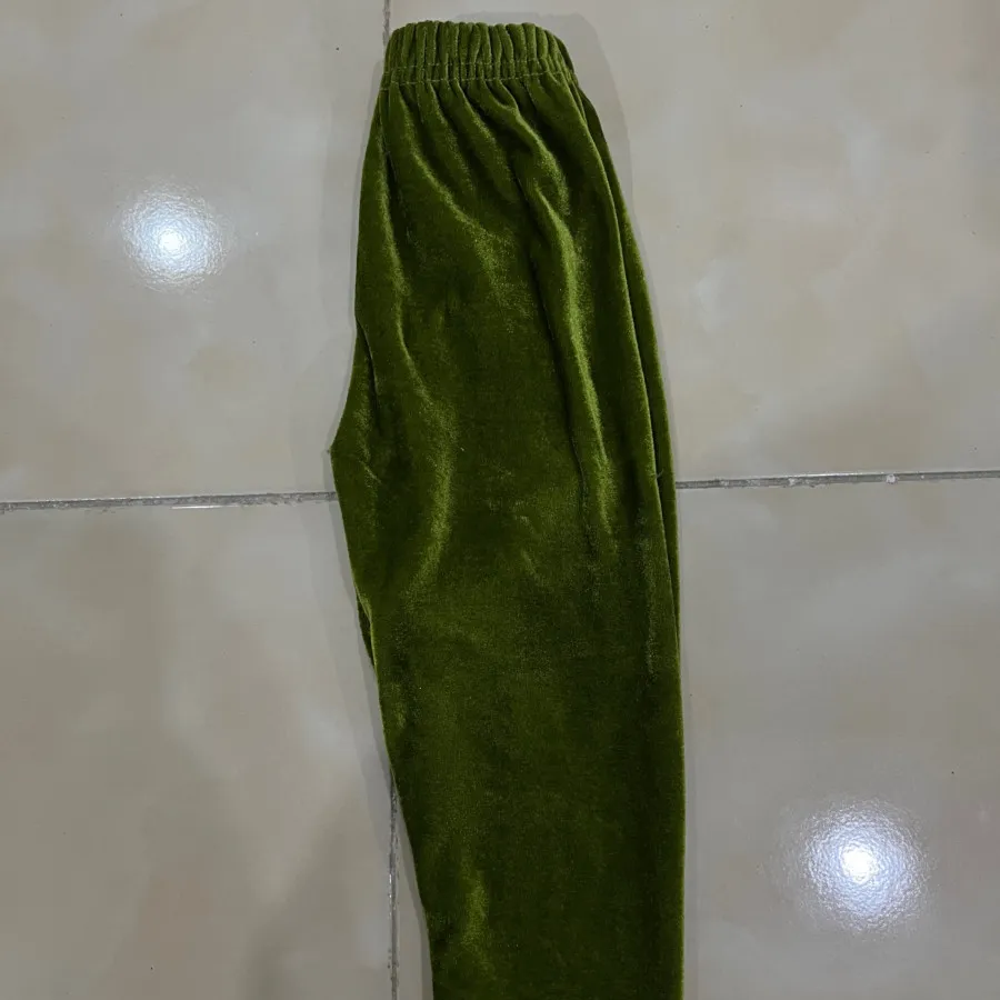 شلوار مخمل دخترانه
