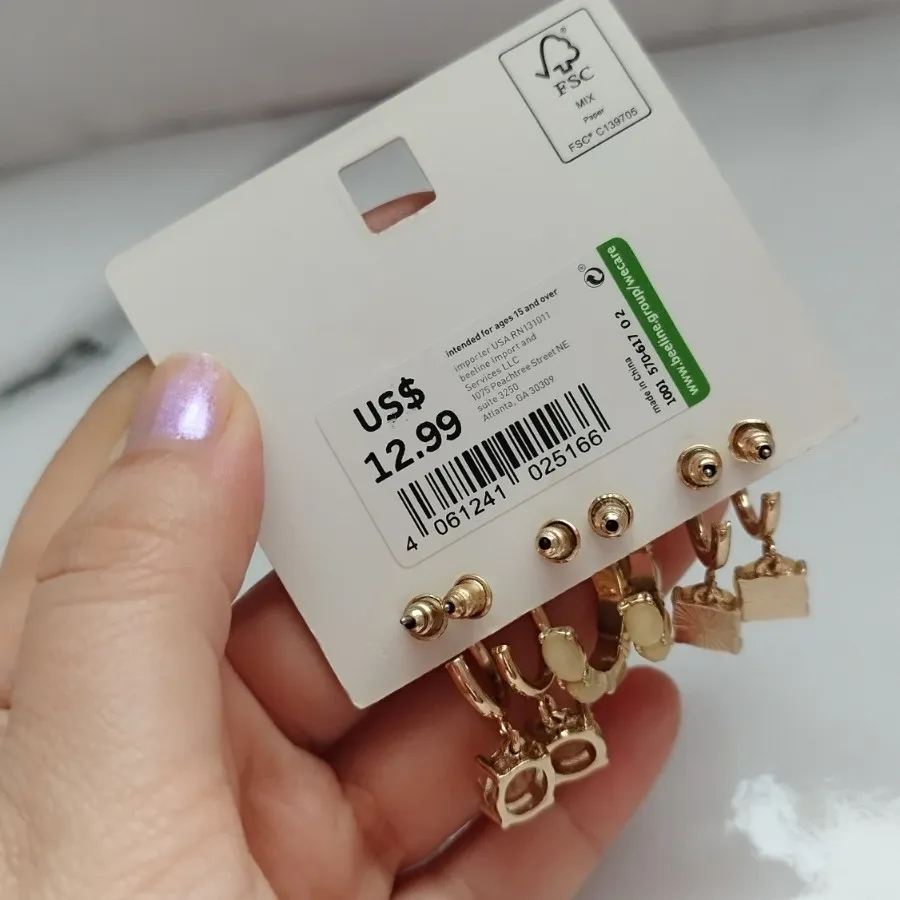 گوشواره 3جفت
