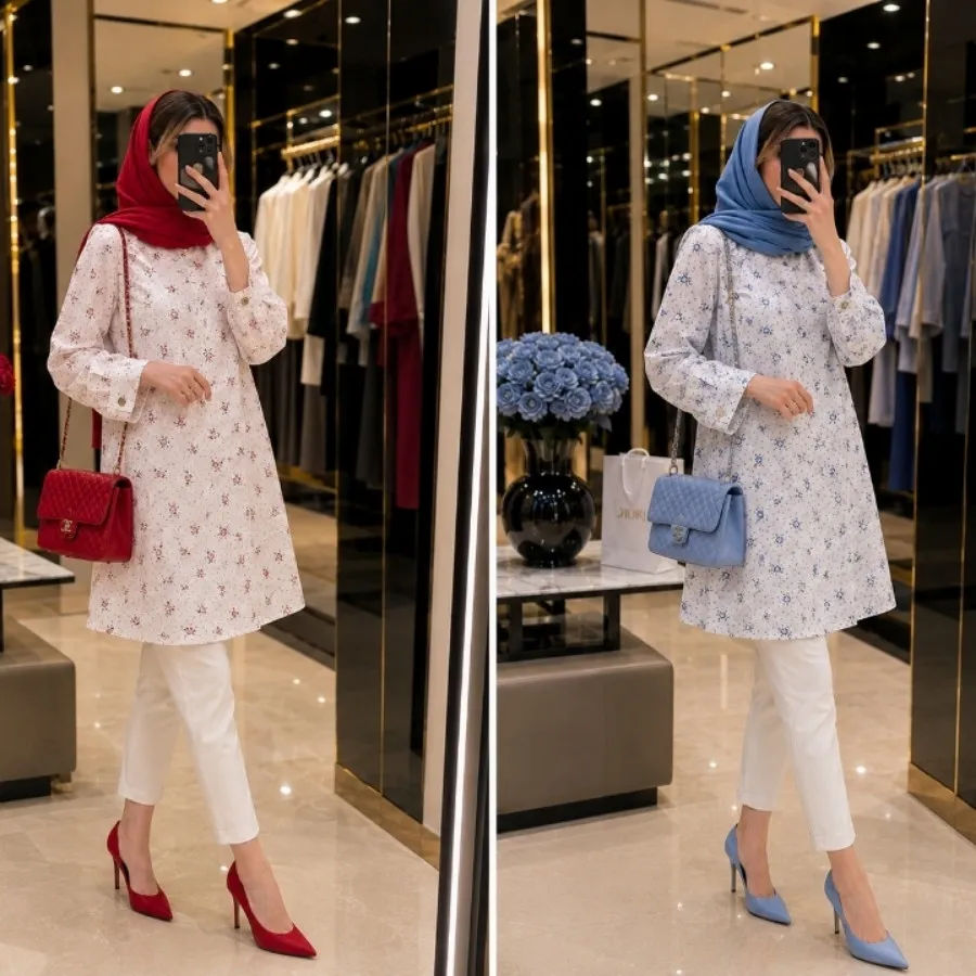 شومیز مانتویی