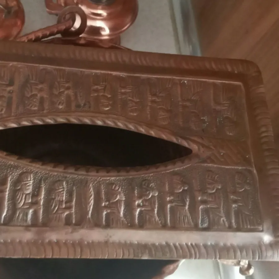 جا دستمال کاغذی و سطل