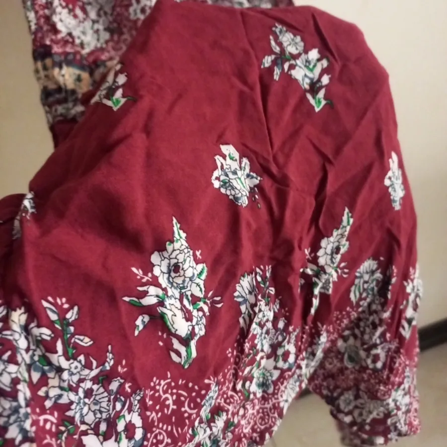 پیراهن ساحلی نخی