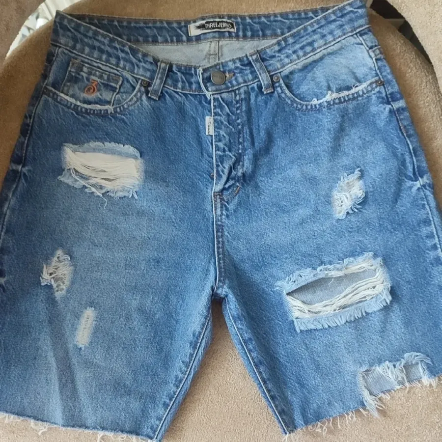 شلوارک جینthree jeans