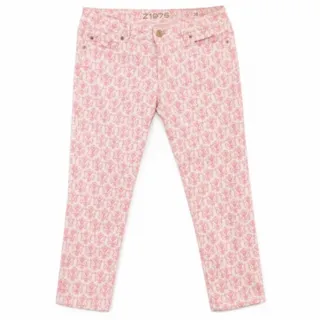 شلوار zara کتان طرح دار