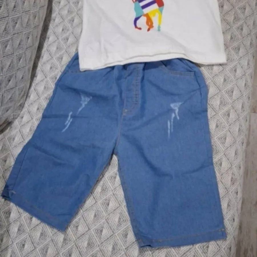 ست تیشرت شلوارک تابستانی