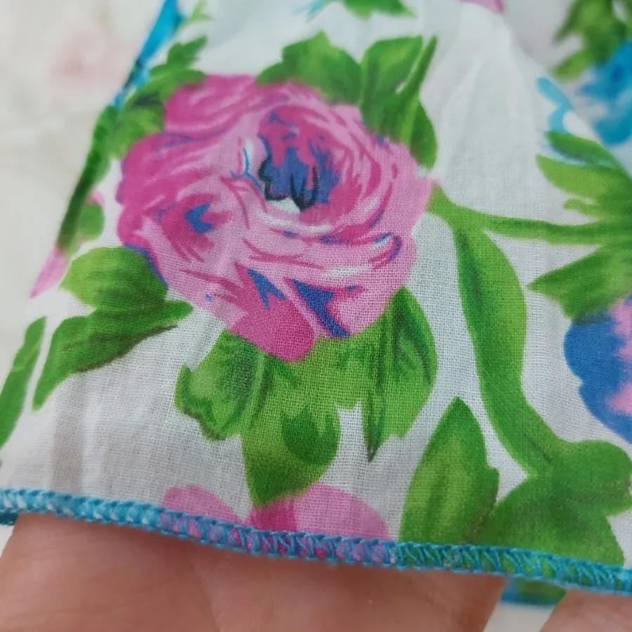 تاپ گلدار نخی